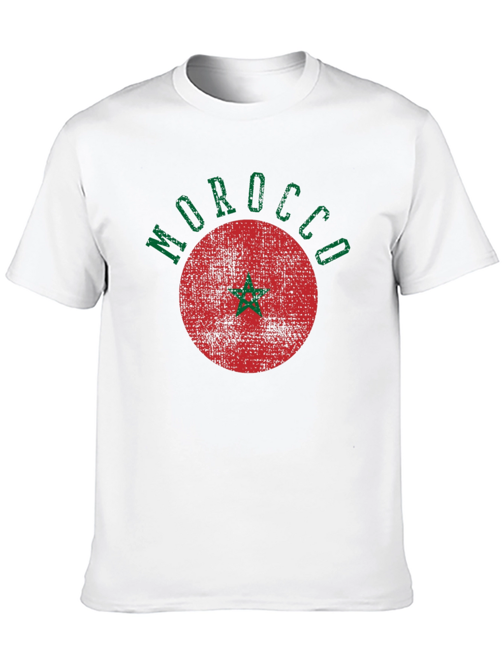 Morocco Graphic Tee - Retro Style Black T-Shirt