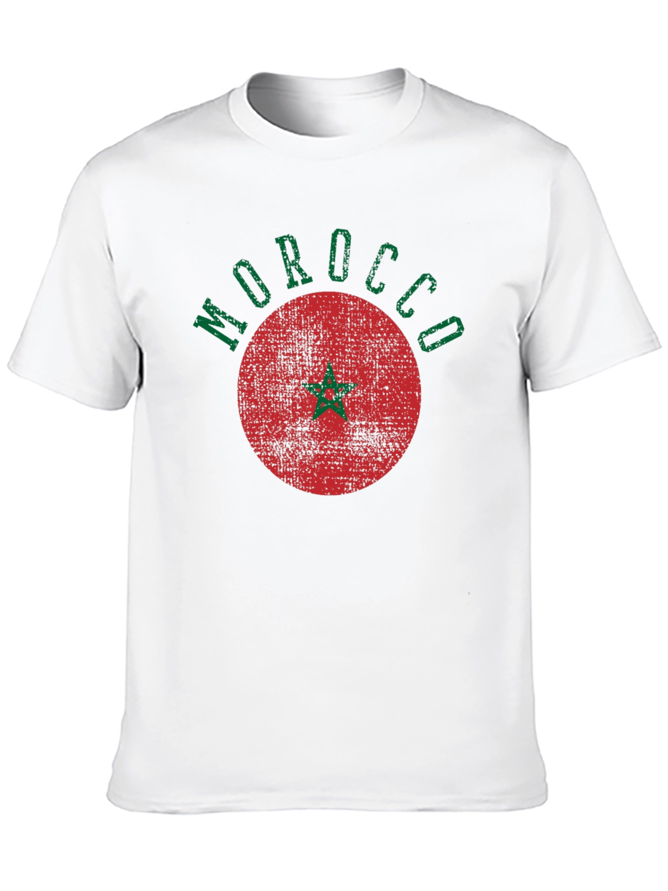 Morocco Graphic Tee - Retro Style Black T-Shirt