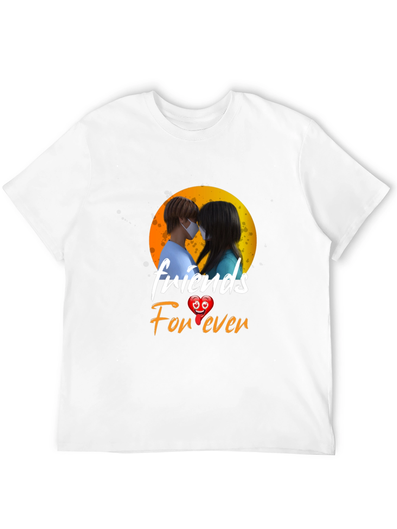 Friends Forever Graphic Tee - Black