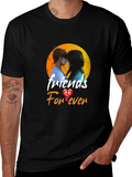 Friends Forever Graphic Tee - Black