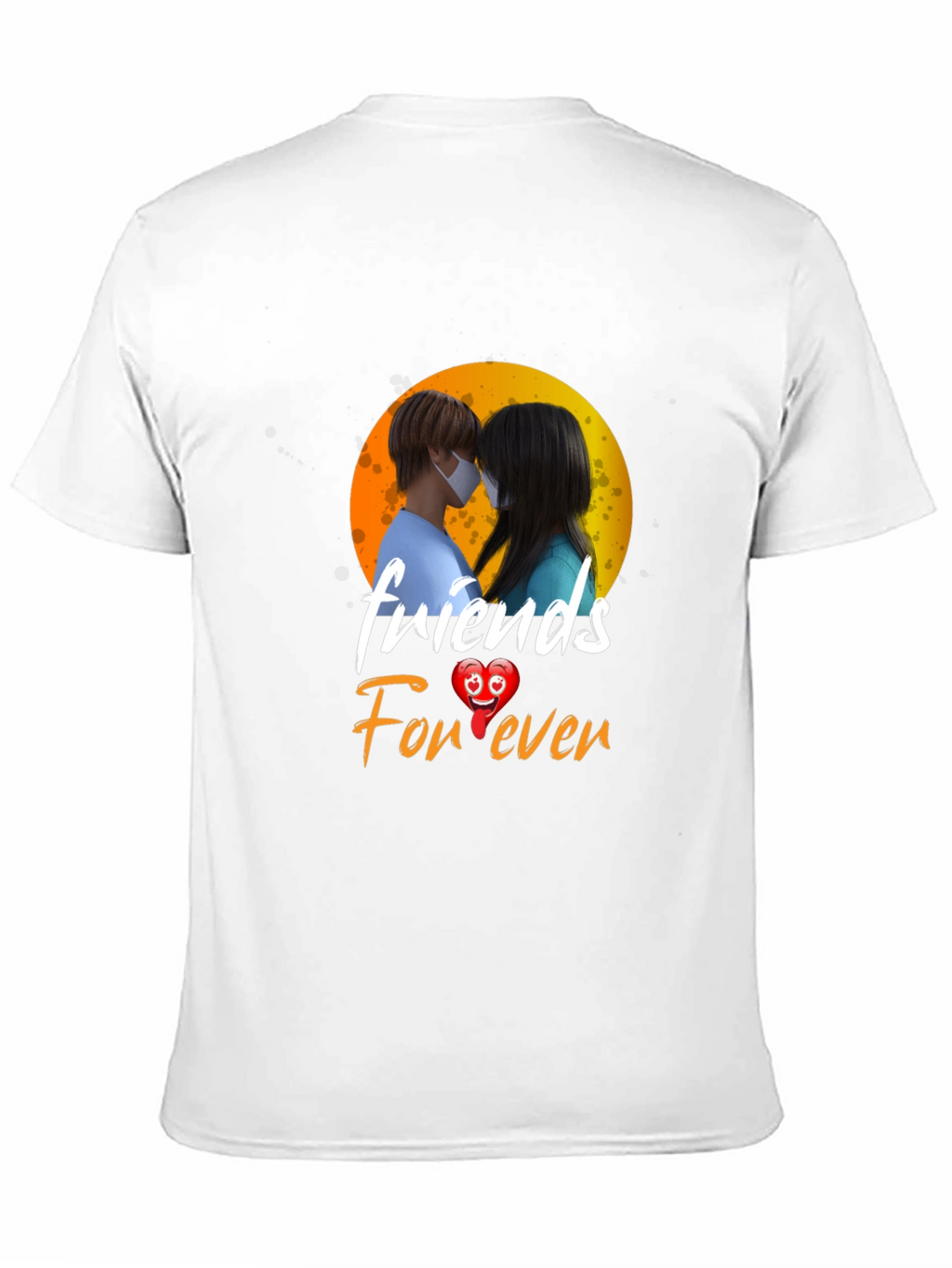 Friends Forever Graphic Tee - Black