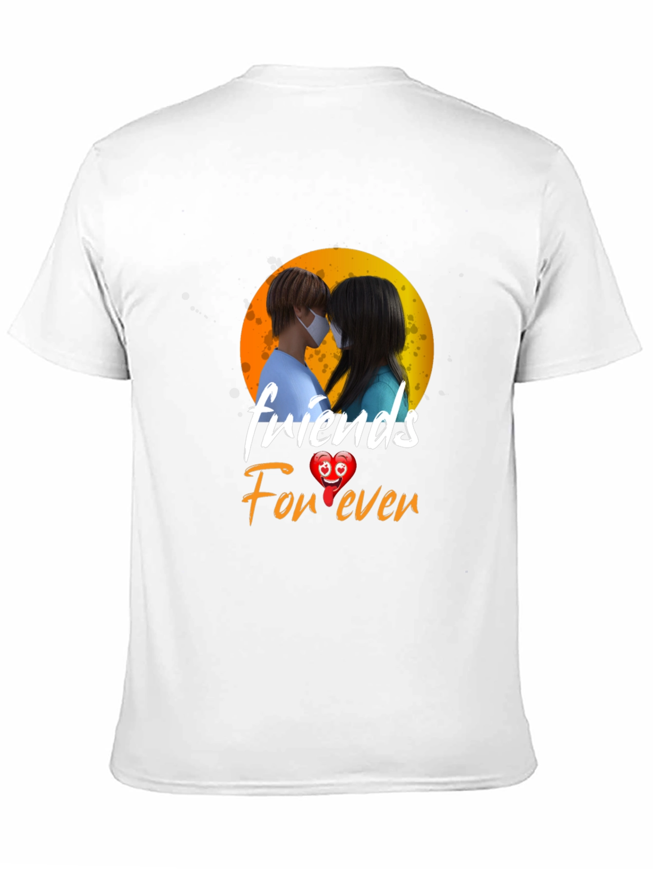 Friends Forever Graphic Tee - Black