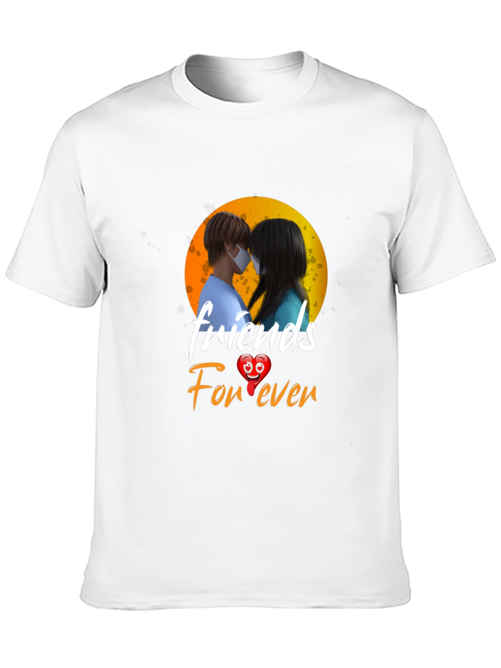 Friends Forever Graphic Tee - Black