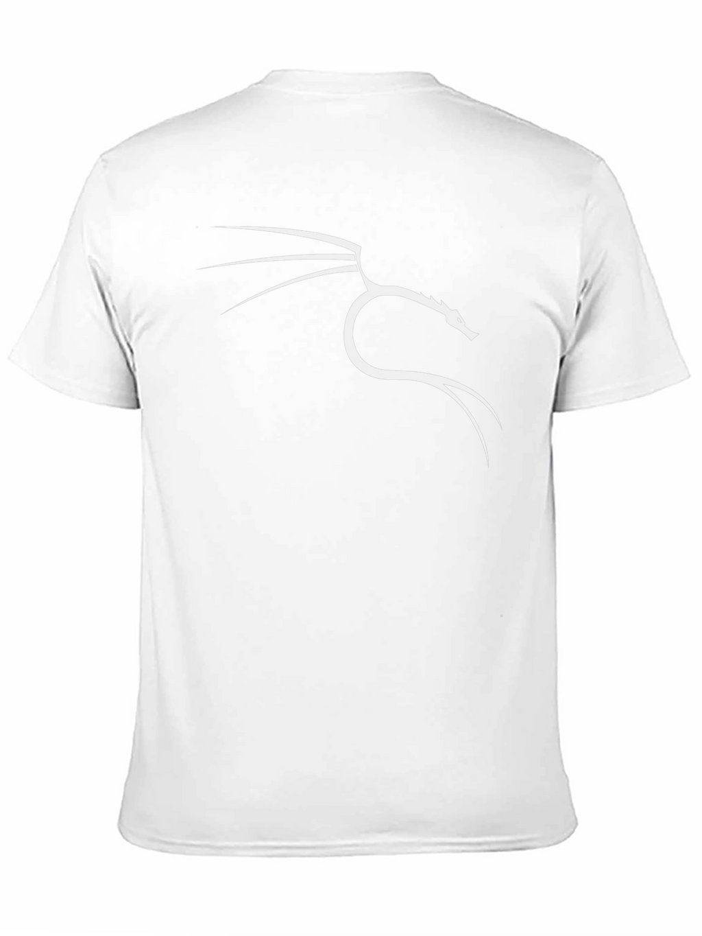 Black T-Shirt with Kali Linux Dragon Logo