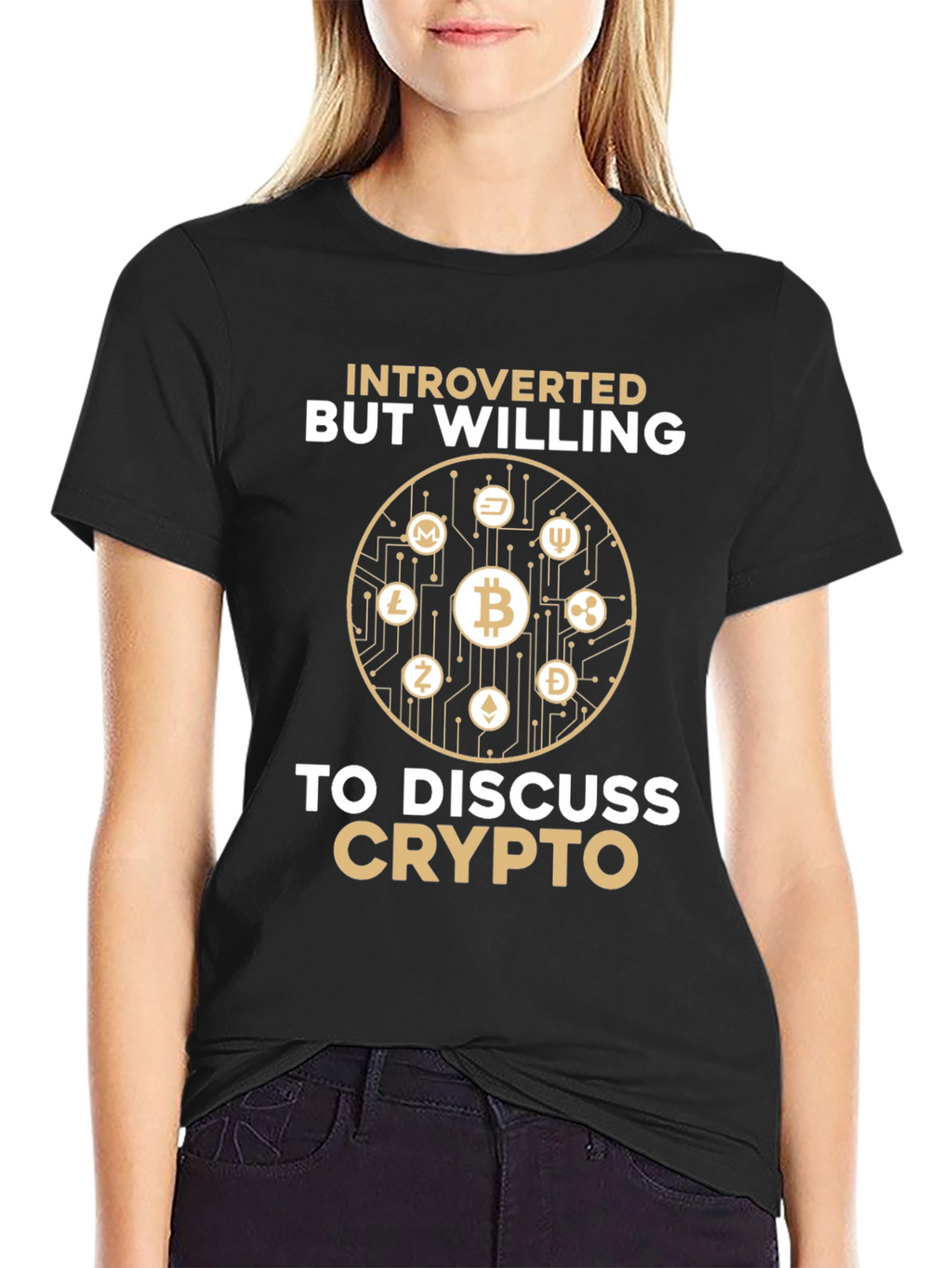 Introverted Crypto Enthusiast T-Shirt