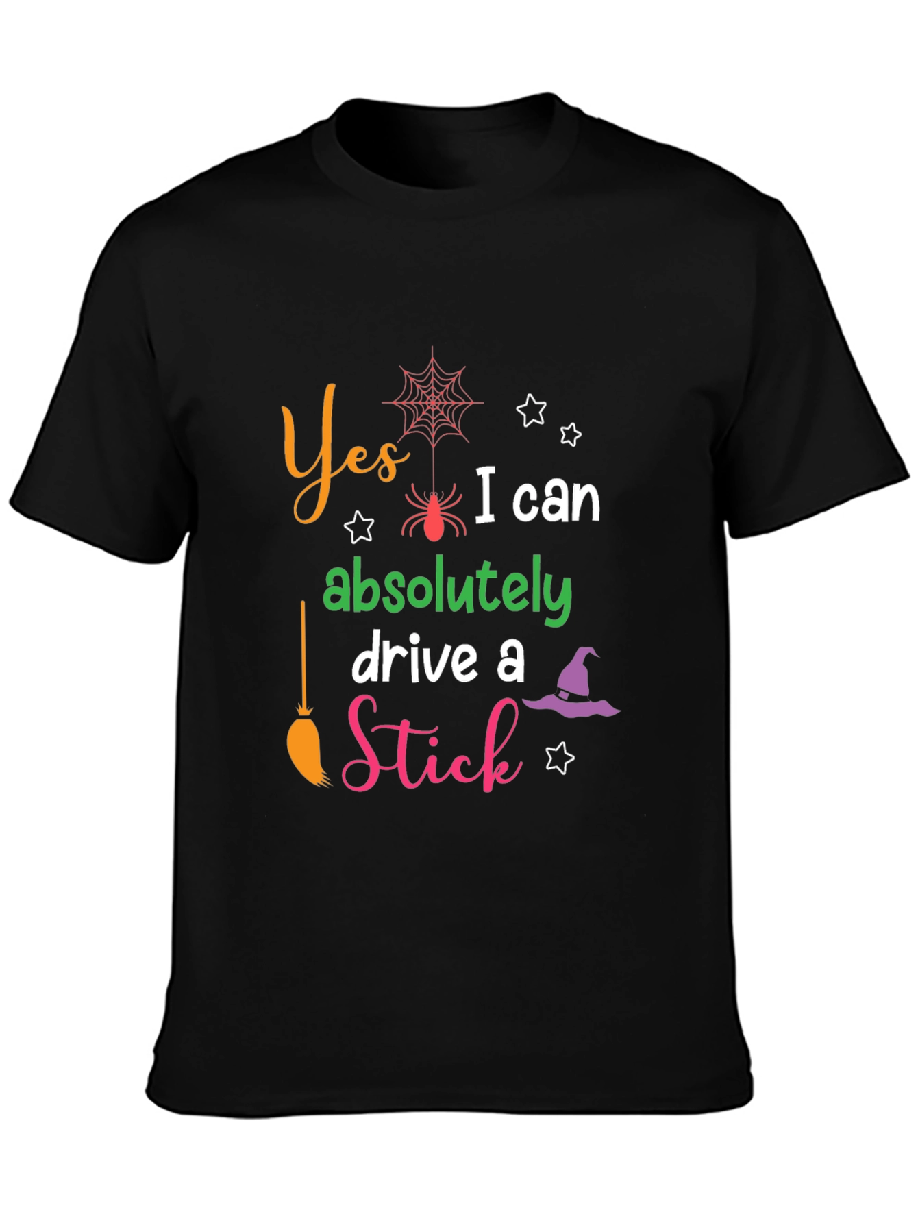 Yes I Can Drive a Stick Halloween T-Shirt