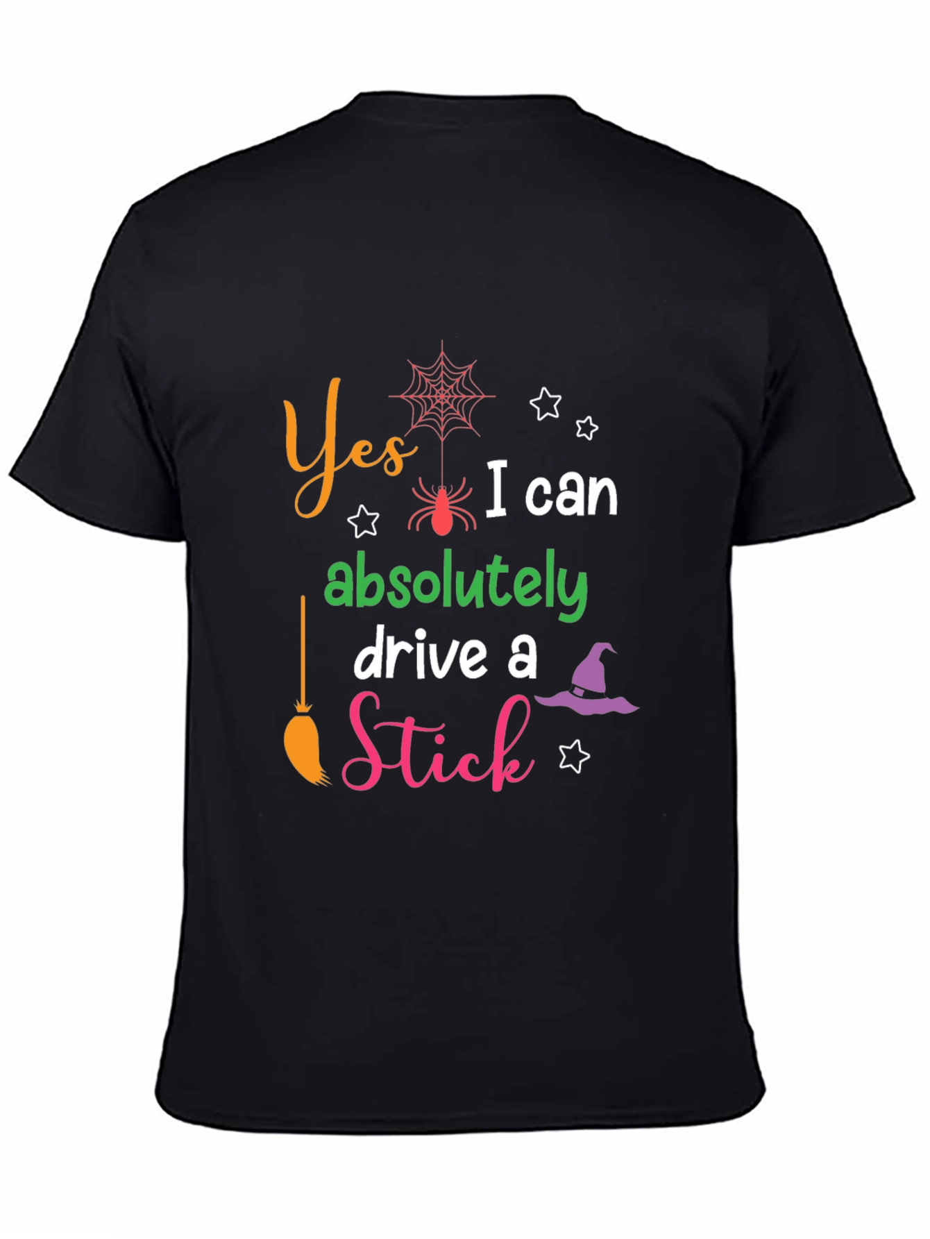 Yes I Can Drive a Stick Halloween T-Shirt