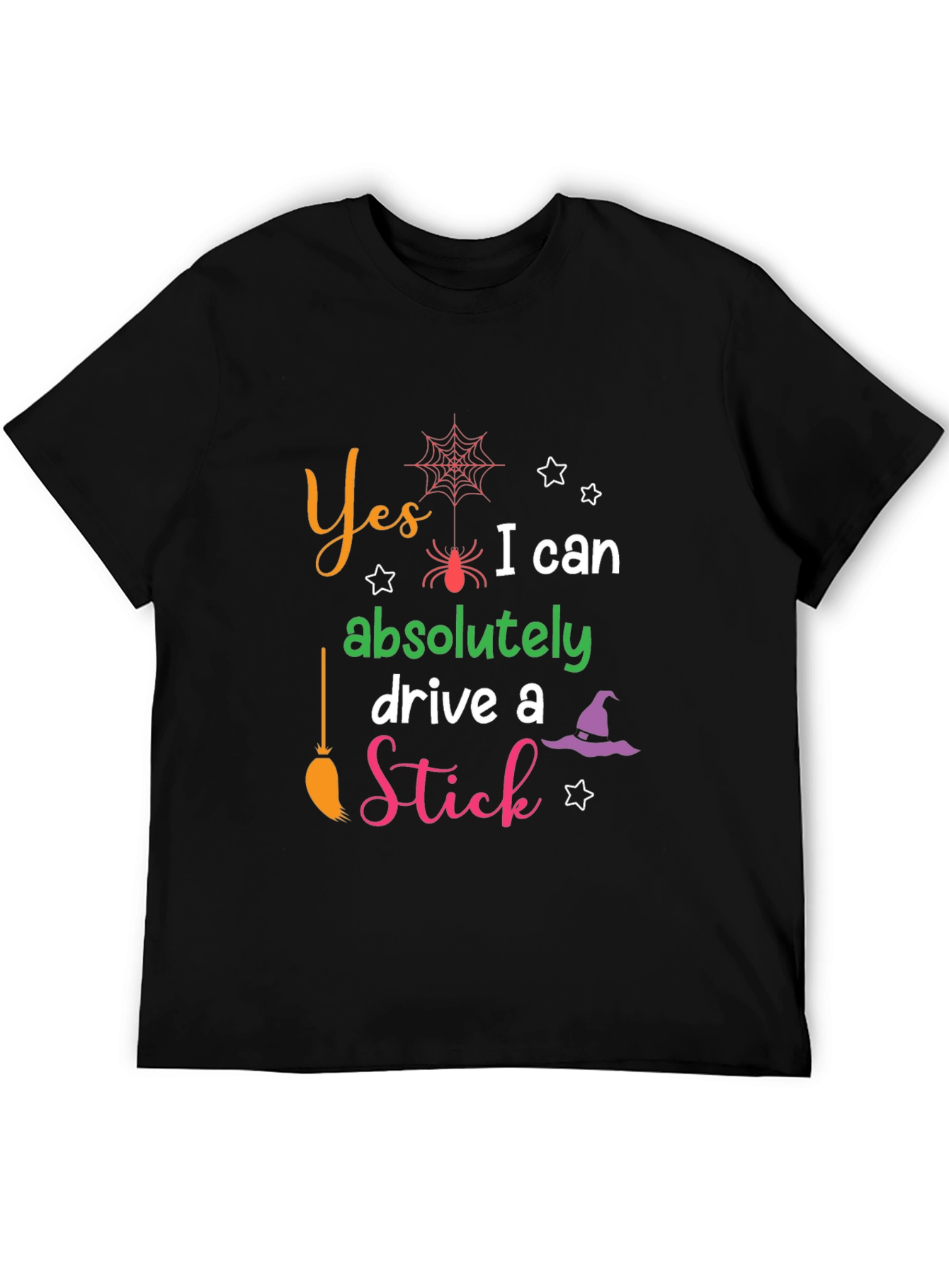 Yes I Can Drive a Stick Halloween T-Shirt