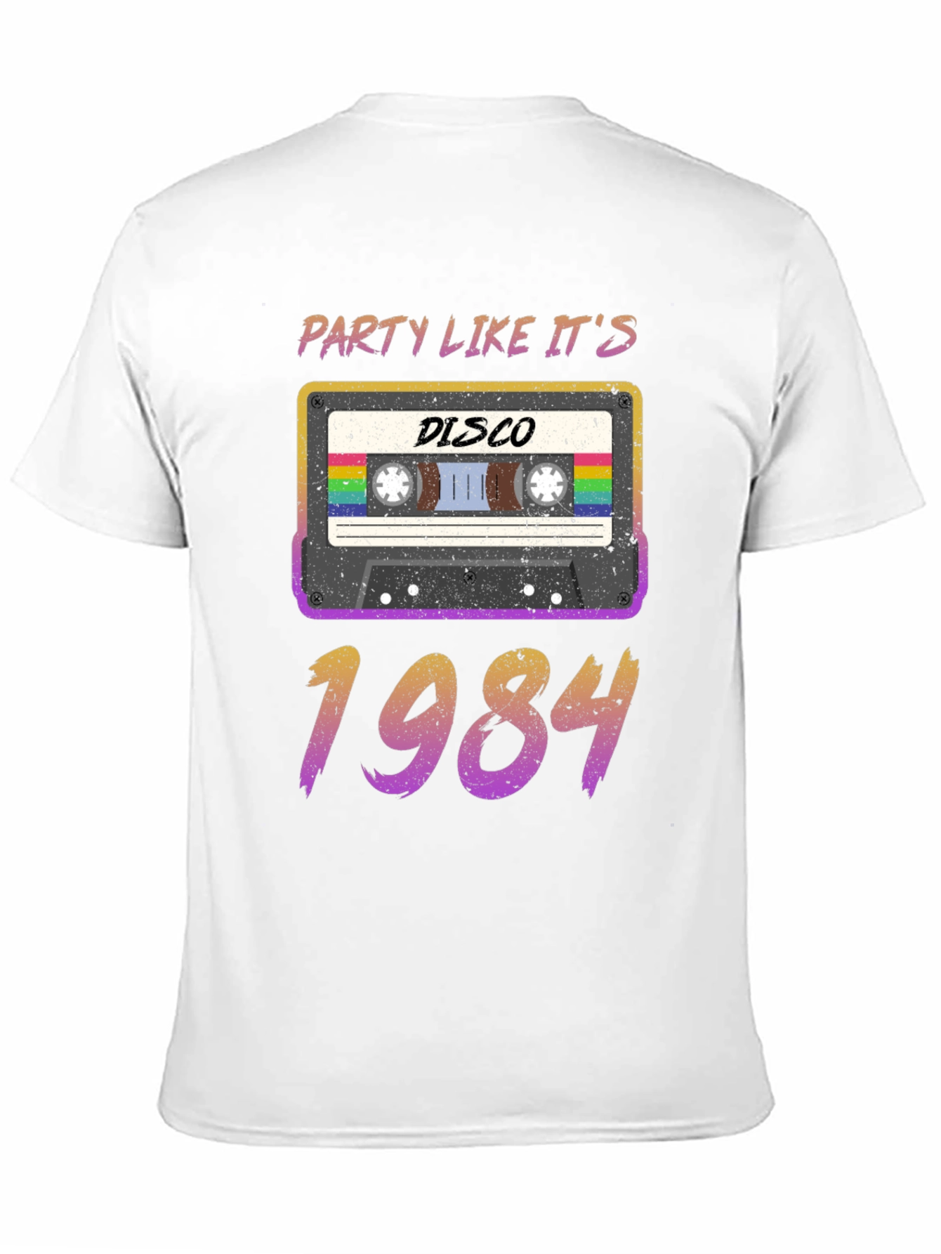 Retro 80s Cassette Tape Disco 1984 T-Shirt