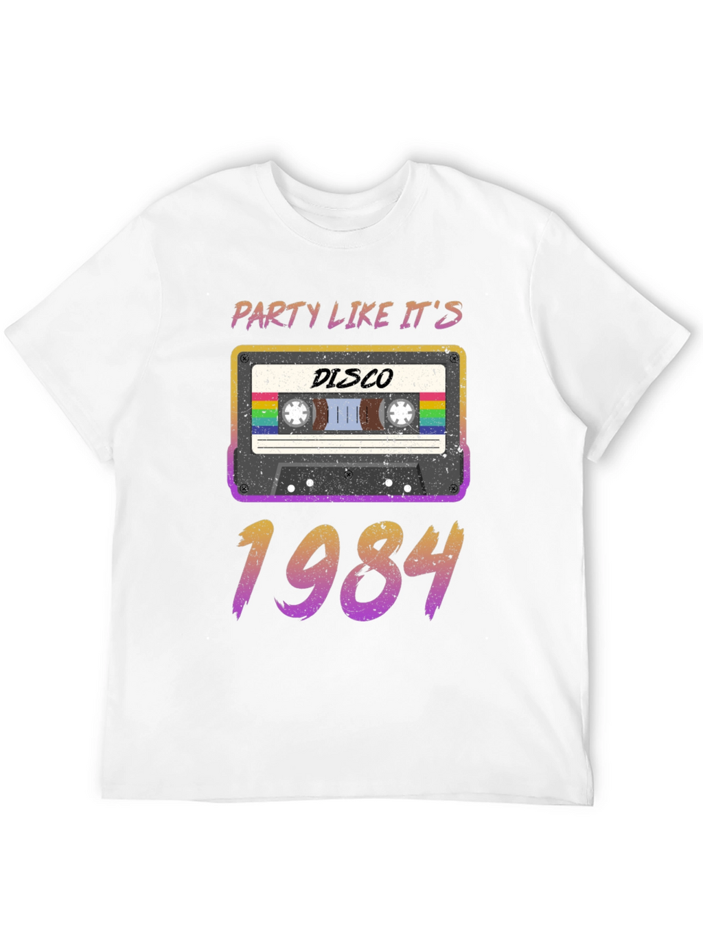 Retro 80s Cassette Tape Disco 1984 T-Shirt