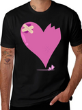 Broken Heart T-Shirt - Mens Graphic Tee