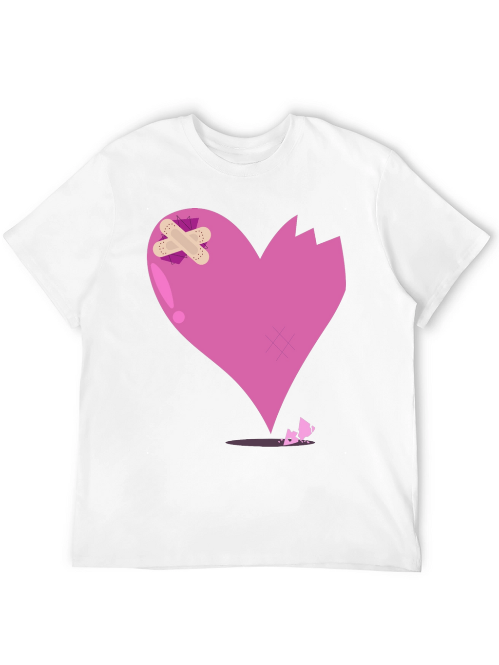 Broken Heart T-Shirt - Mens Graphic Tee