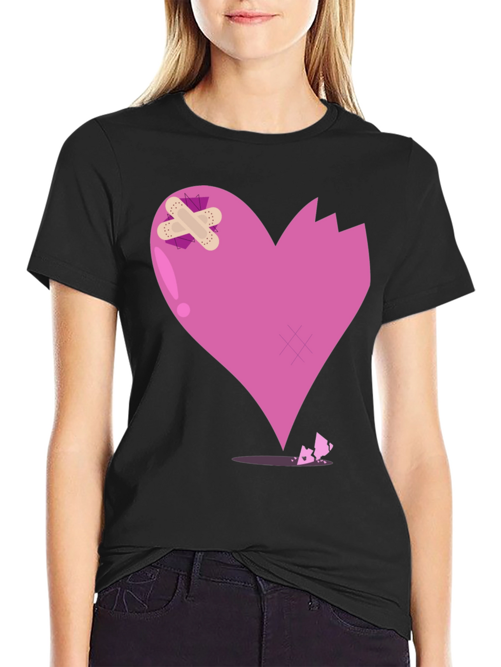 Broken Heart T-Shirt - Mens Graphic Tee