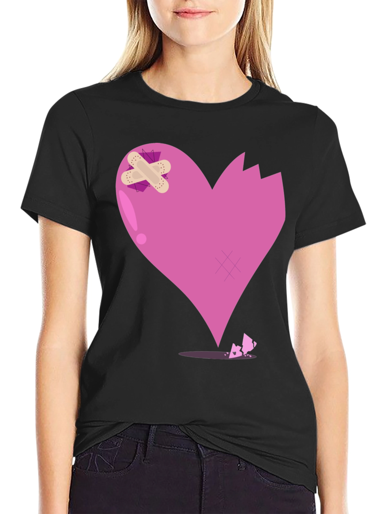 Broken Heart T-Shirt - Mens Graphic Tee