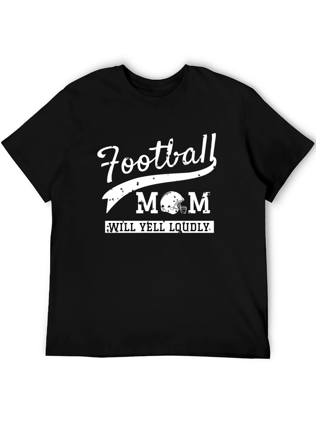 Football Mom Graphic Tee - Will Yell Loudly
