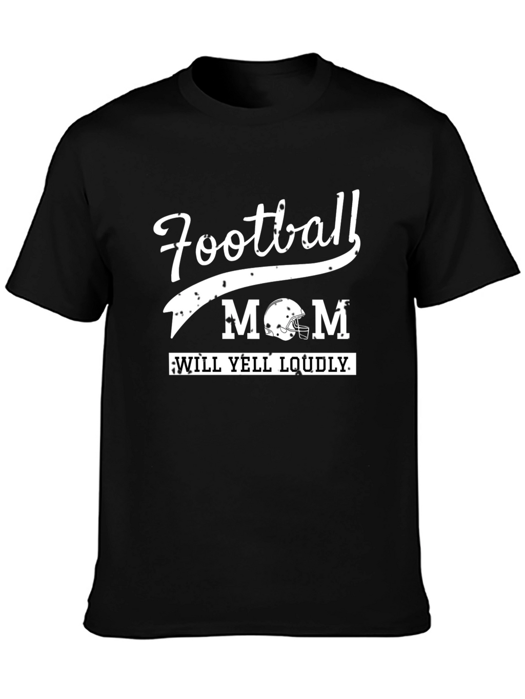 Football Mom Graphic Tee - Will Yell Loudly