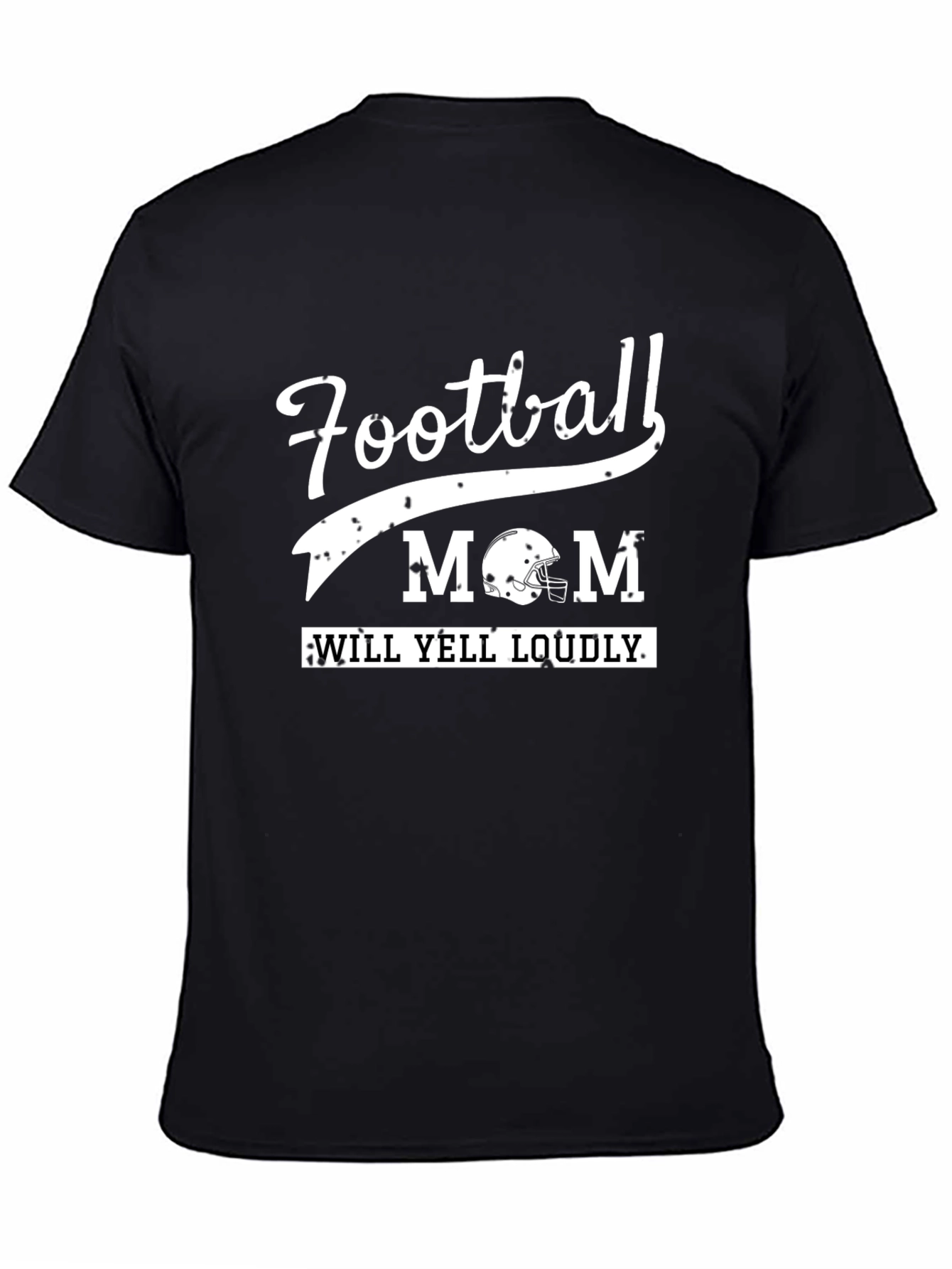 Football Mom Graphic Tee - Will Yell Loudly