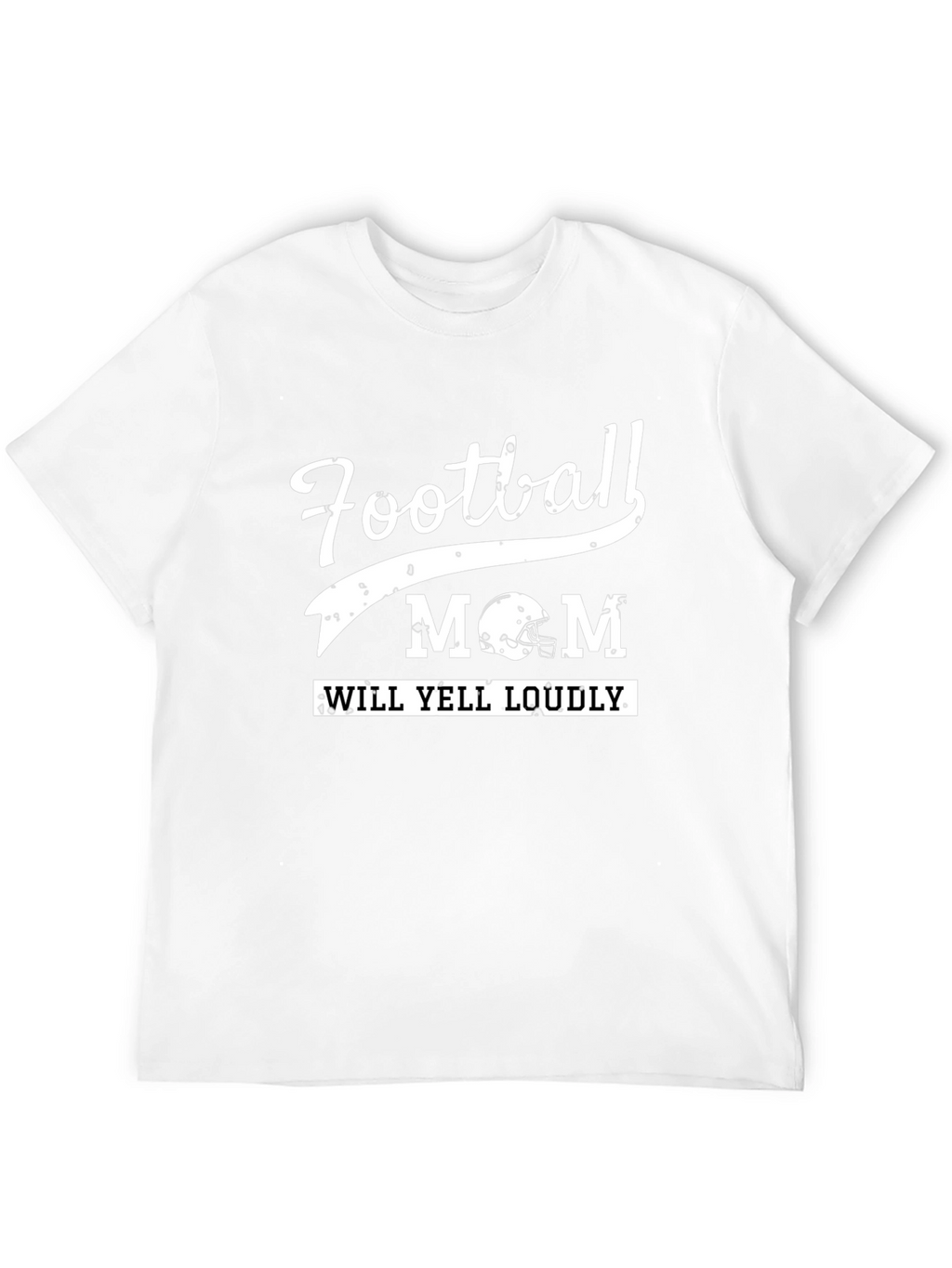 Football Mom Graphic Tee - Will Yell Loudly