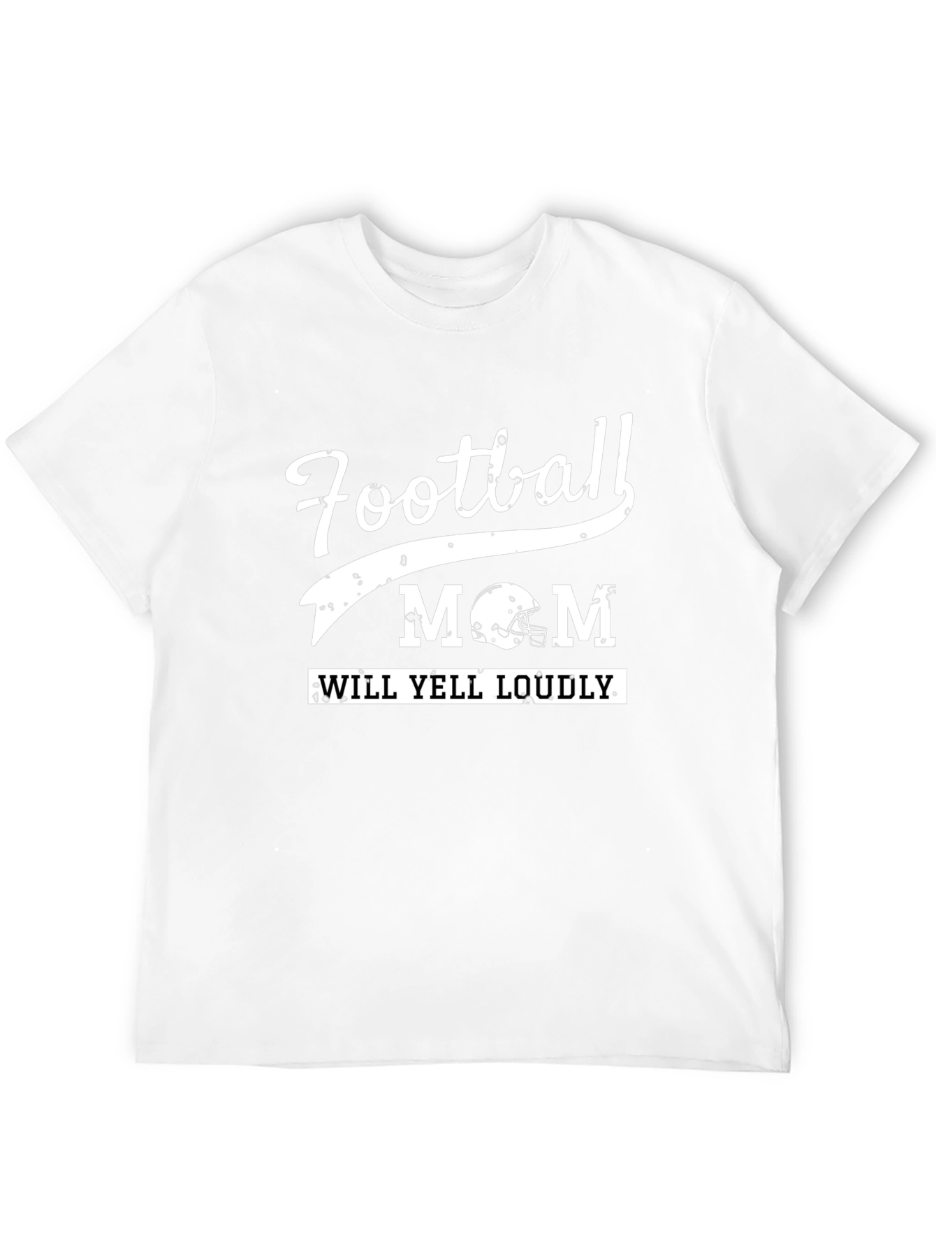 Football Mom Graphic Tee - Will Yell Loudly