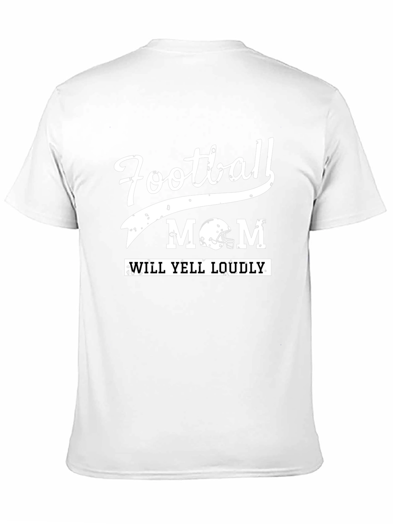Football Mom Graphic Tee - Will Yell Loudly
