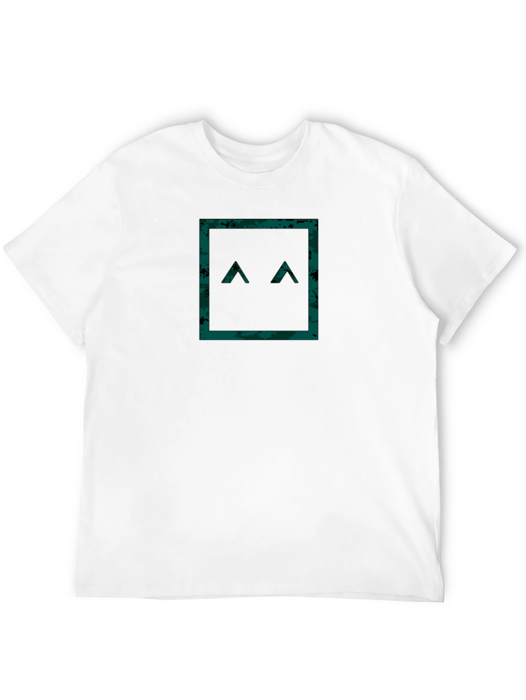 Geometric Camo Face T-Shirt - Modern Style
