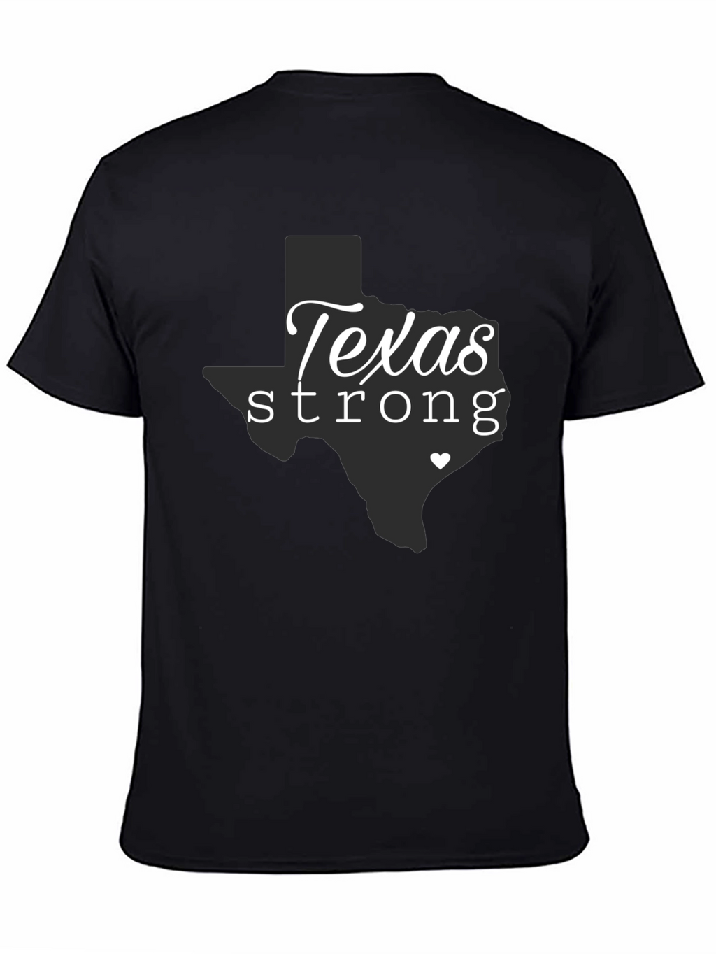 Texas Strong Graphic Tee - Black Unisex T-Shirt