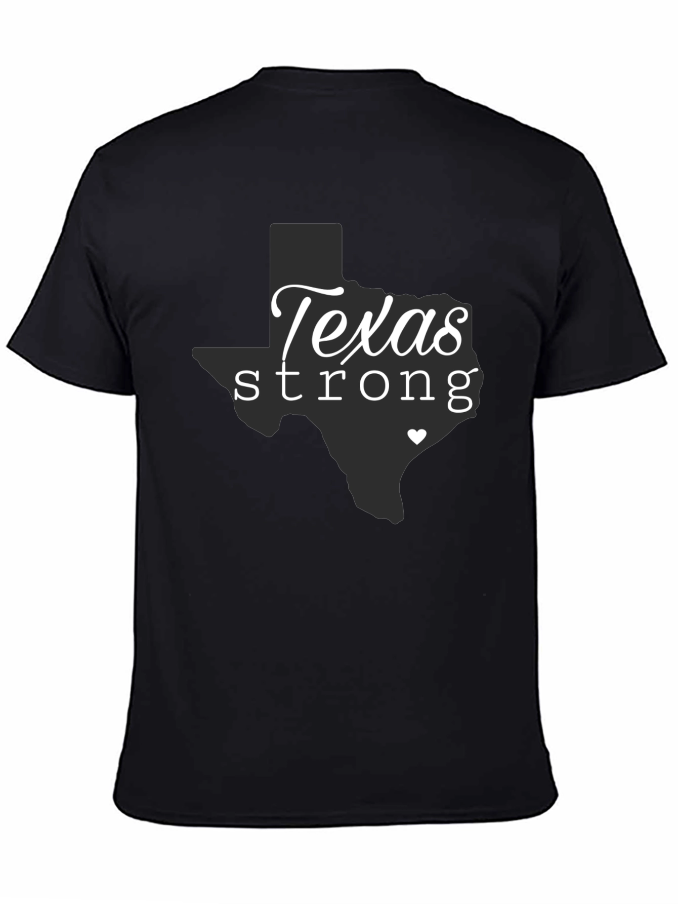 Texas Strong Graphic Tee - Black Unisex T-Shirt