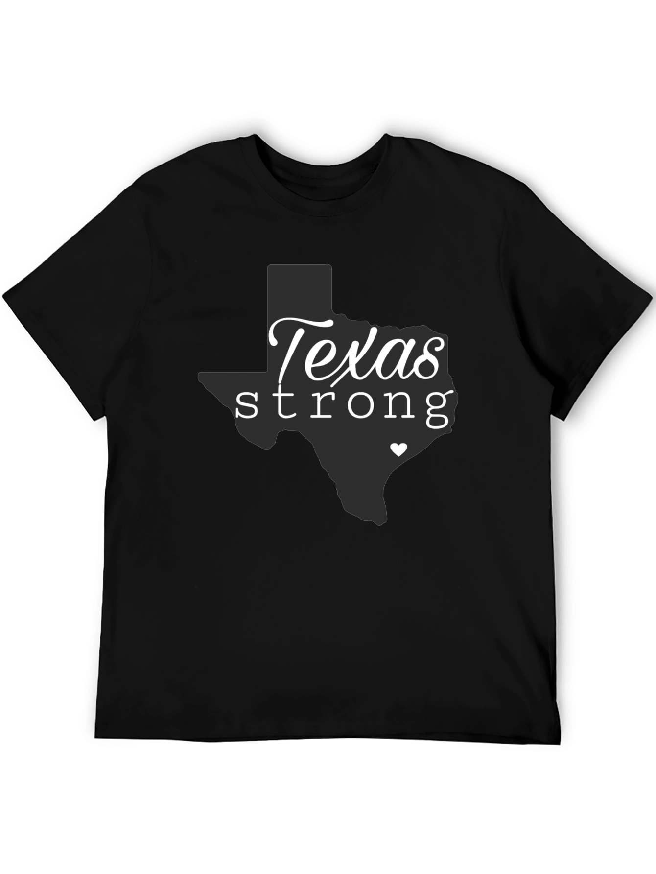 Texas Strong Graphic Tee - Black Unisex T-Shirt