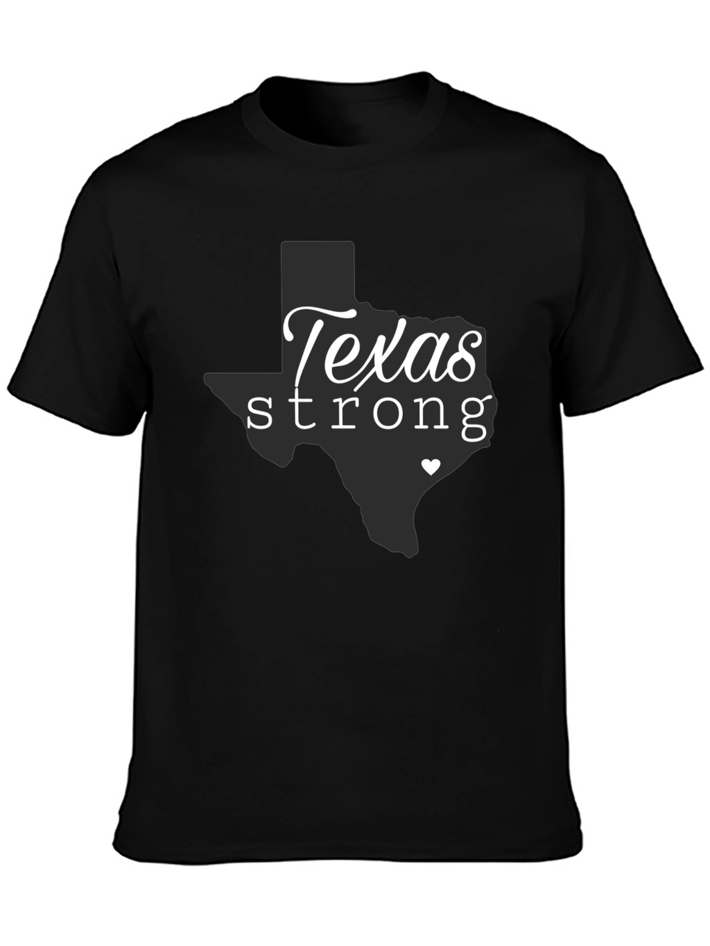 Texas Strong Graphic Tee - Black Unisex T-Shirt