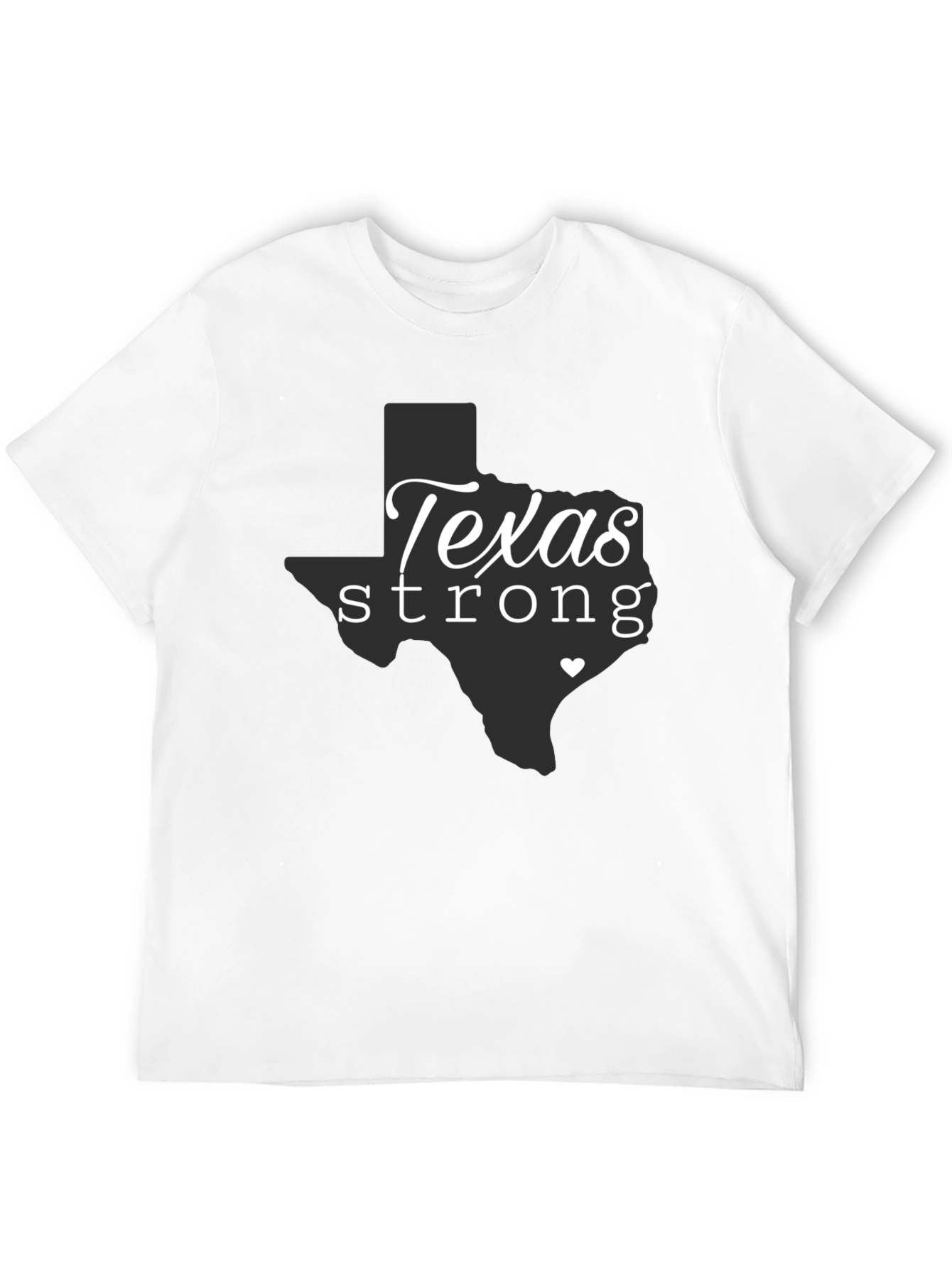 Texas Strong Graphic Tee - Black Unisex T-Shirt