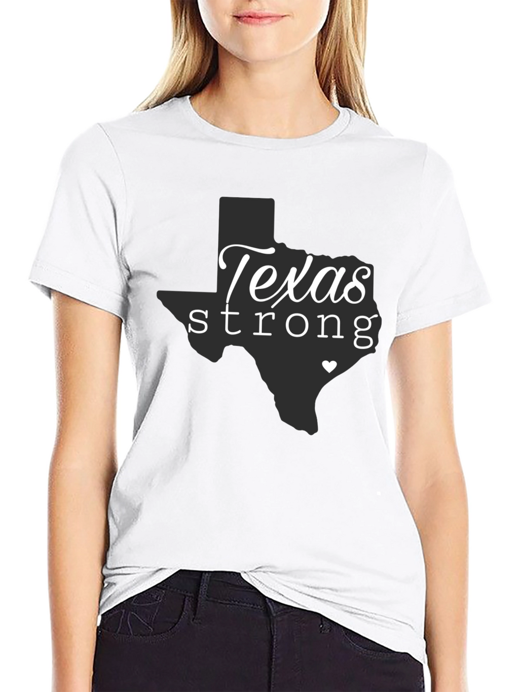 Texas Strong Graphic Tee - Black Unisex T-Shirt