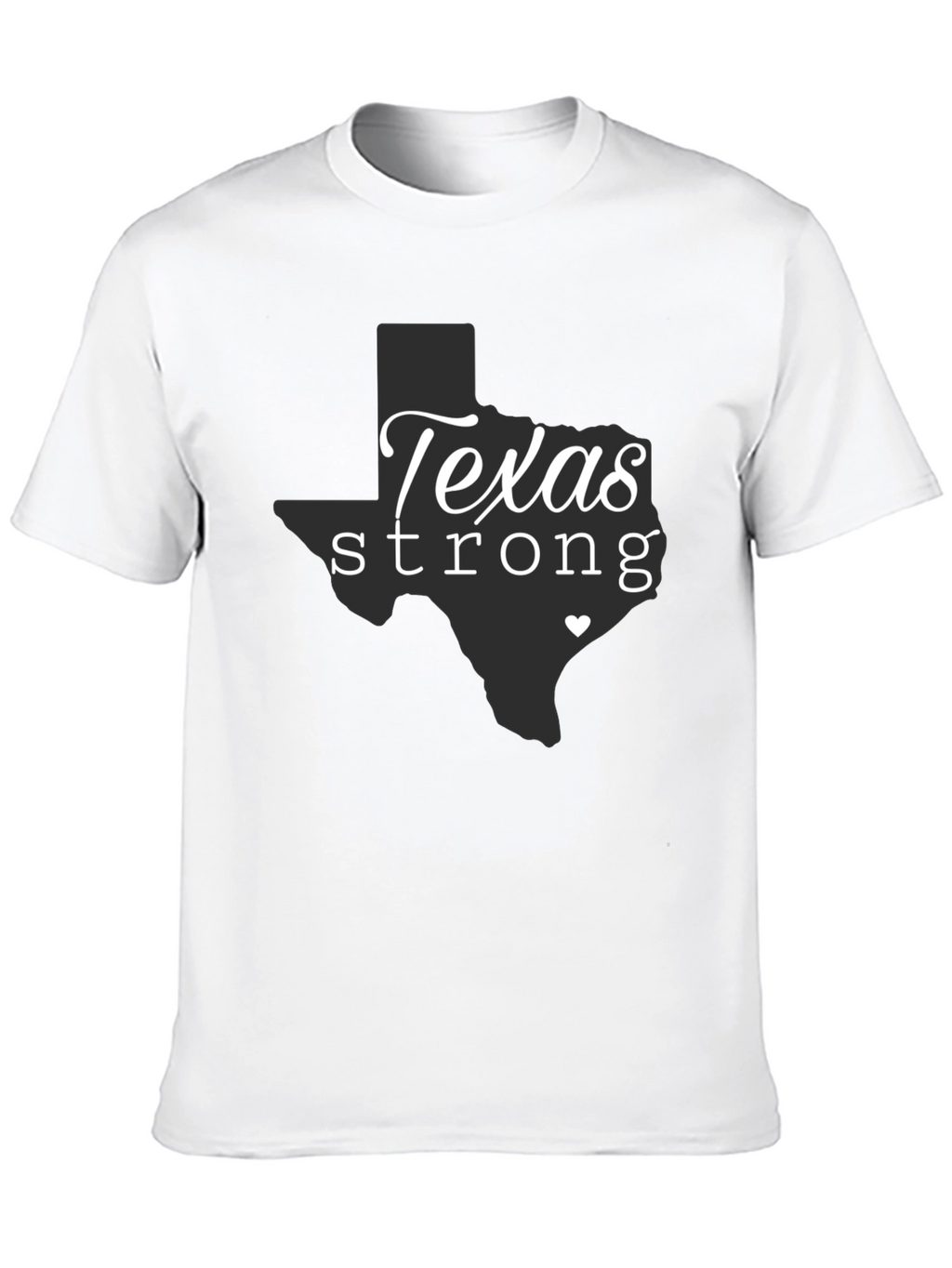 Texas Strong Graphic Tee - Black Unisex T-Shirt