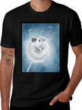 Dandelion Mouse Graphic Tee - Stylish Comfort