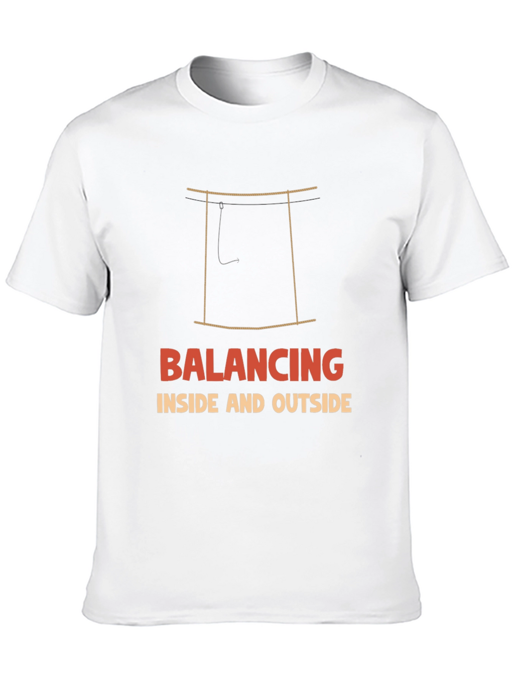 Balancing Inside and Outside Graphic T-Shirt