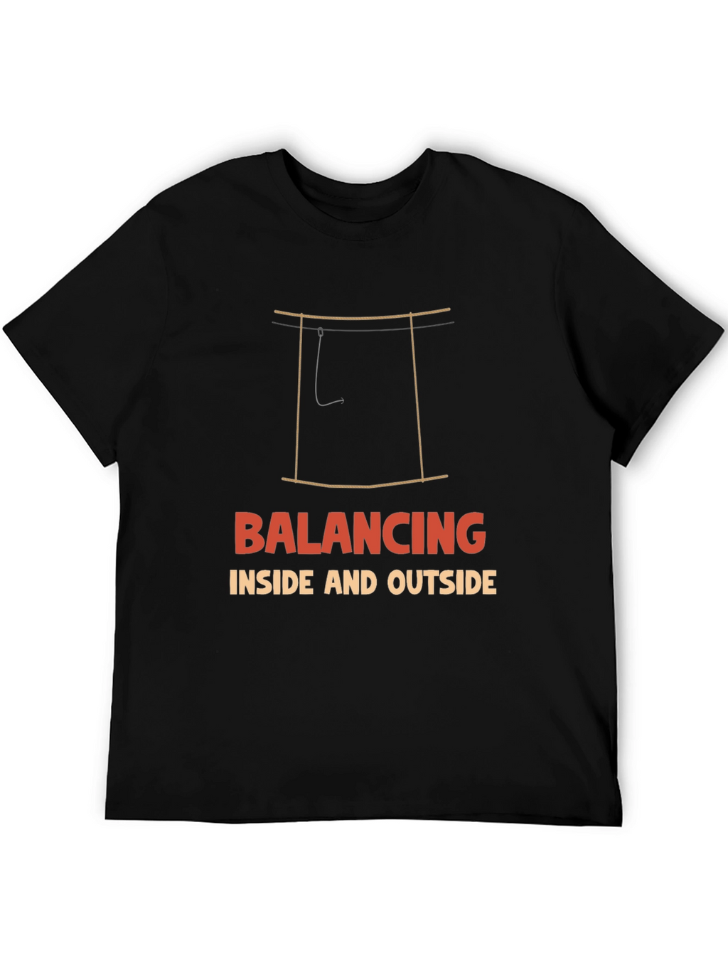 Balancing Inside and Outside Graphic T-Shirt