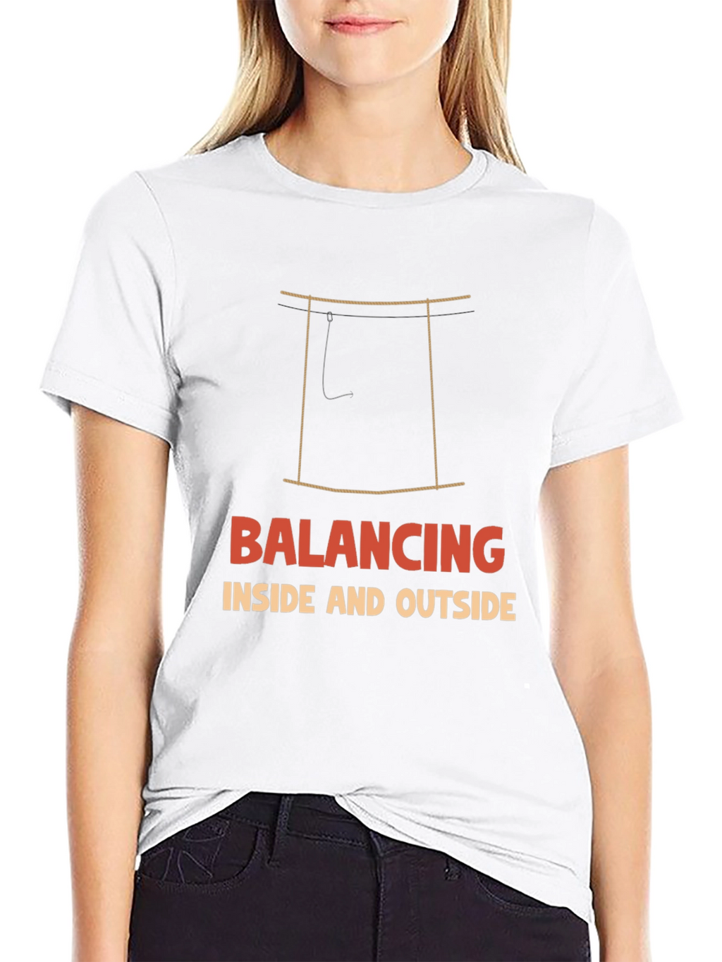Balancing Inside and Outside Graphic T-Shirt