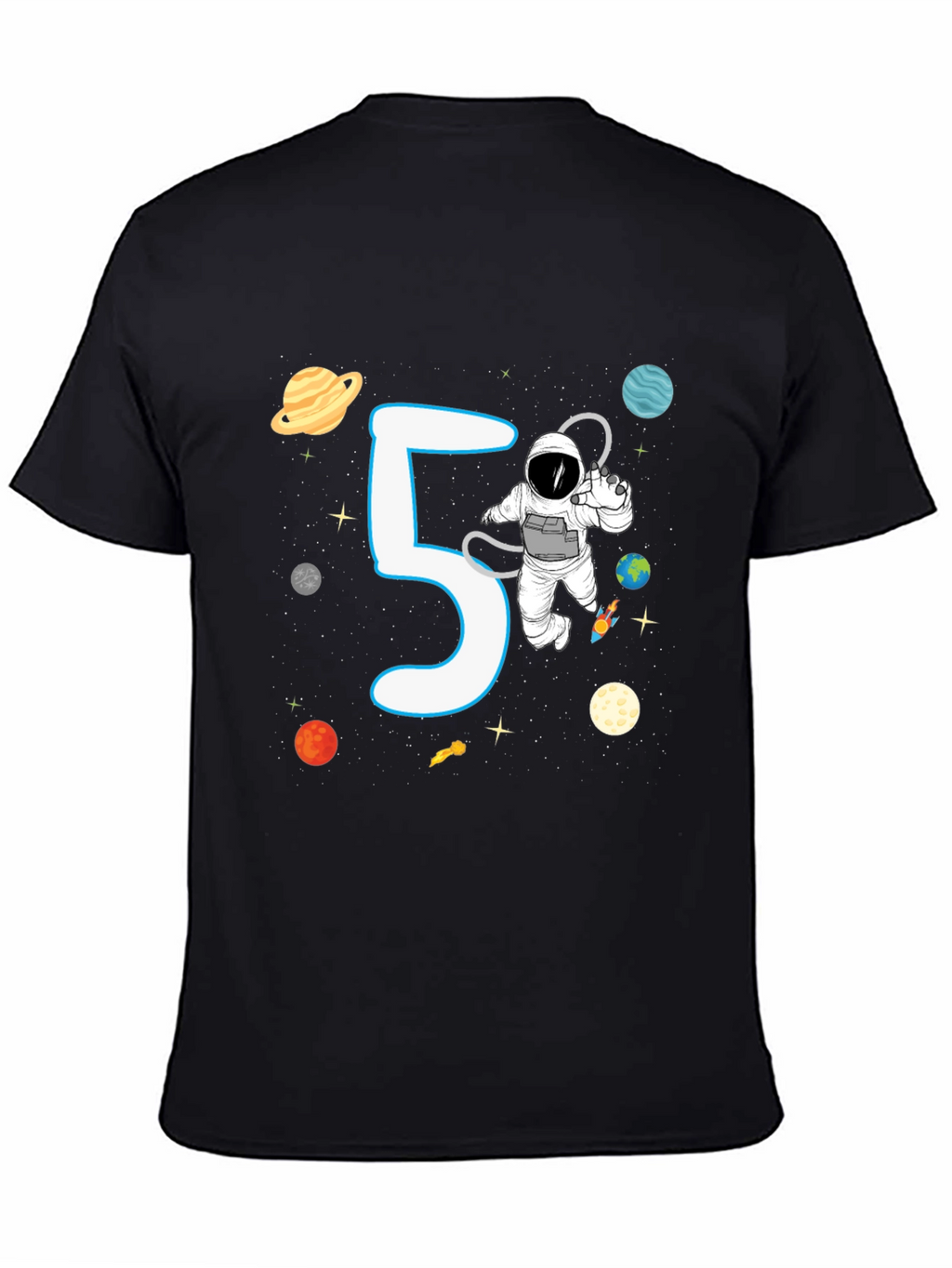 5th Birthday Astronaut T-Shirt