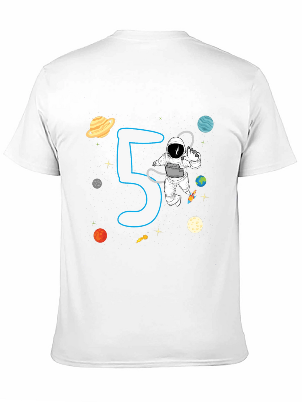 5th Birthday Astronaut T-Shirt