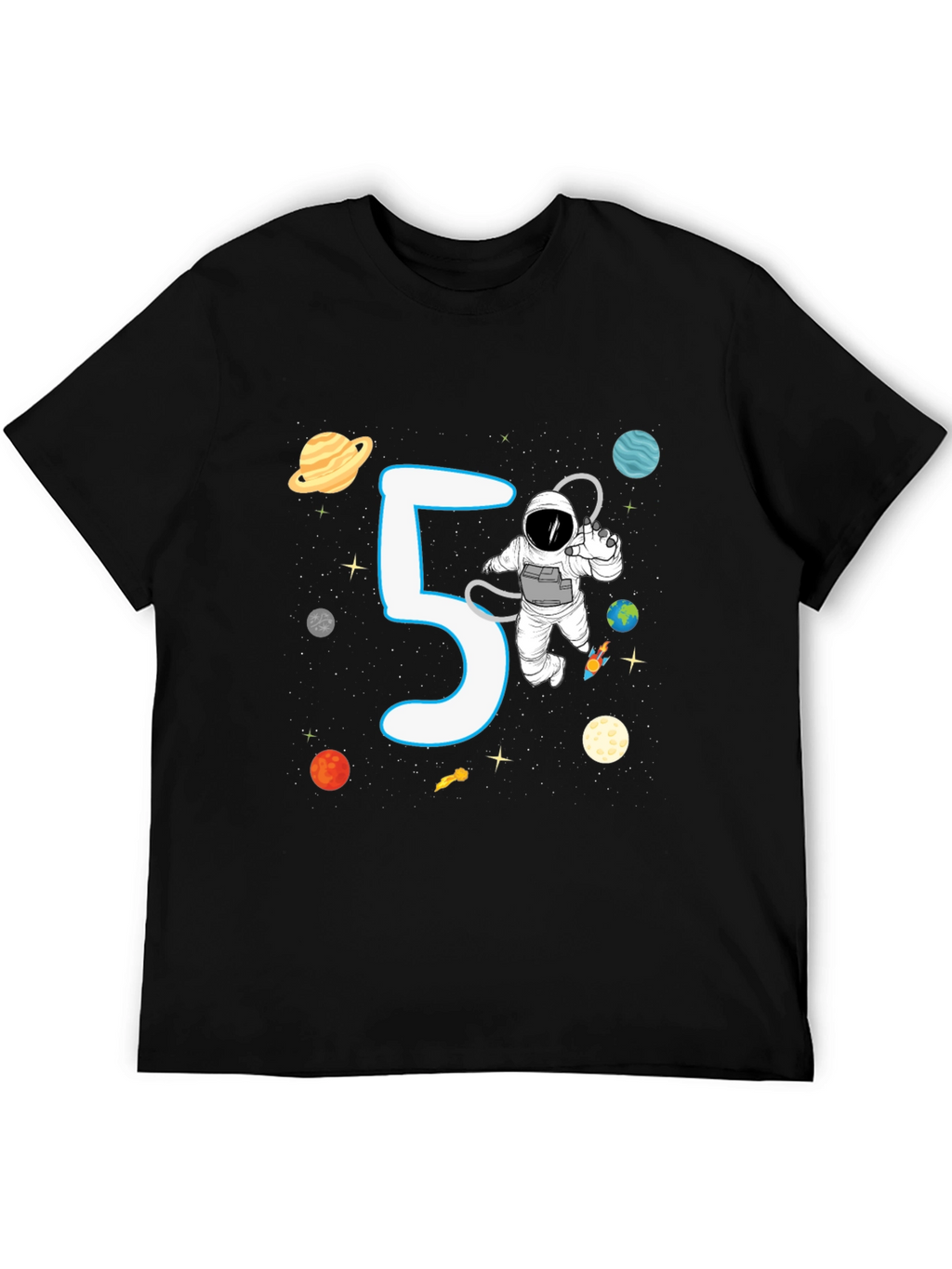 5th Birthday Astronaut T-Shirt