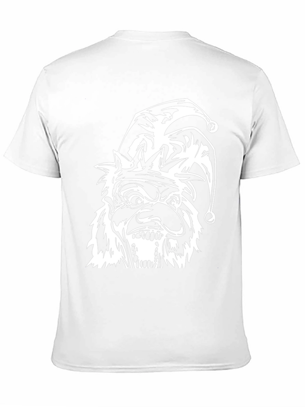 Mens Black T-Shirt with Jester Graphic
