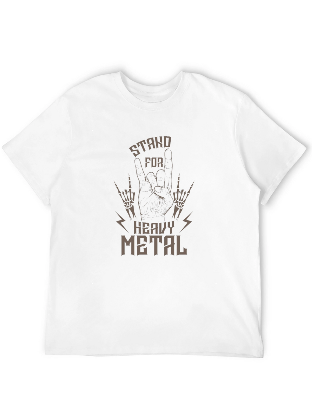 Stand For Heavy Metal Graphic T-Shirt