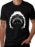 Native American Headdress Graphic Tee