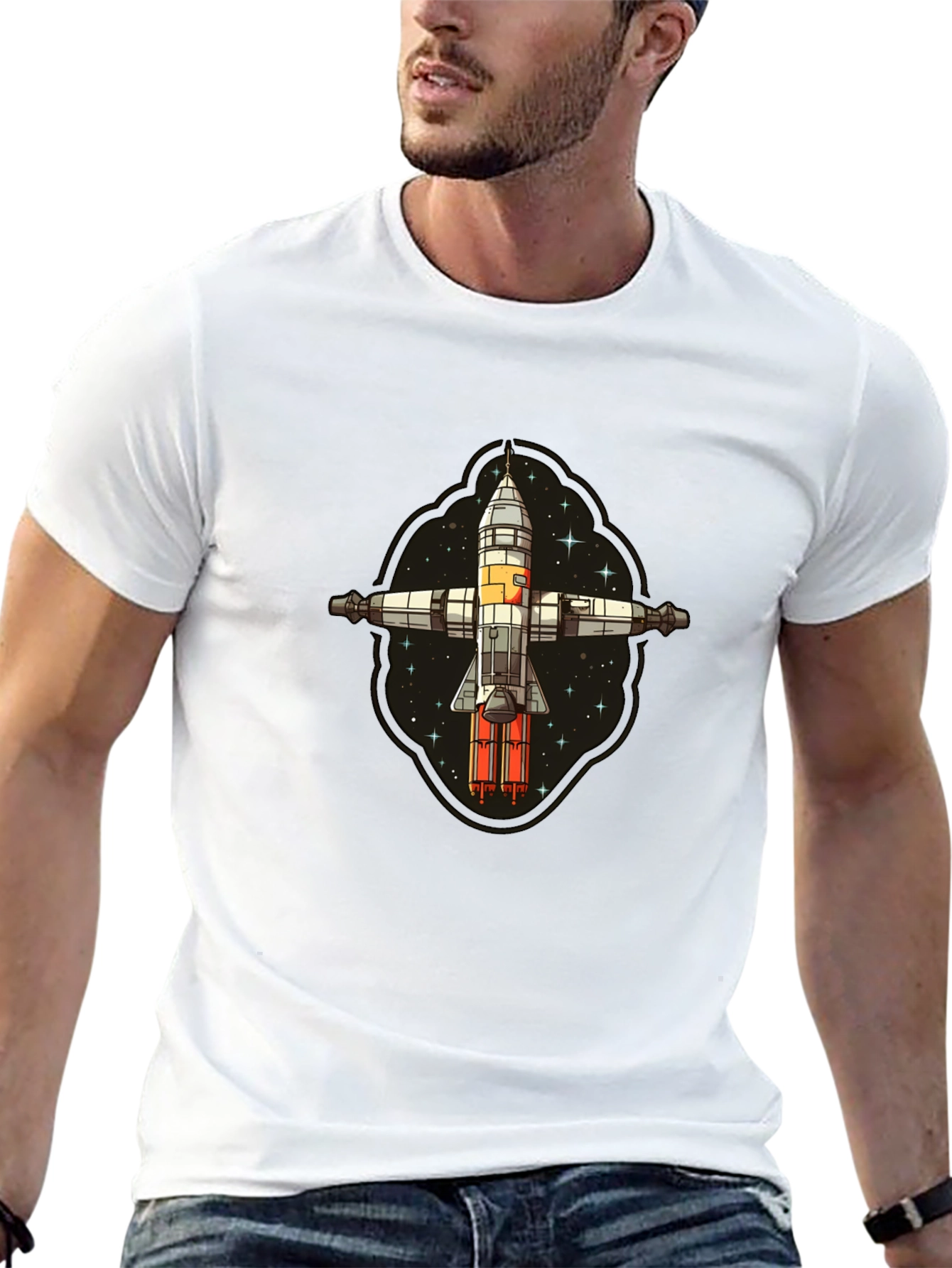Rocket Ship T-Shirt - Blast Off in Style!