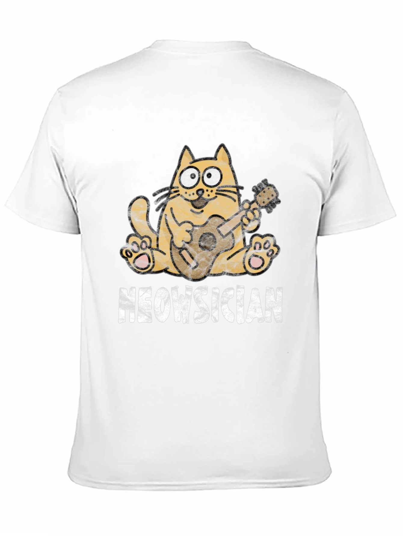 Meowsician Cat T-Shirt - Funny Musician Tee