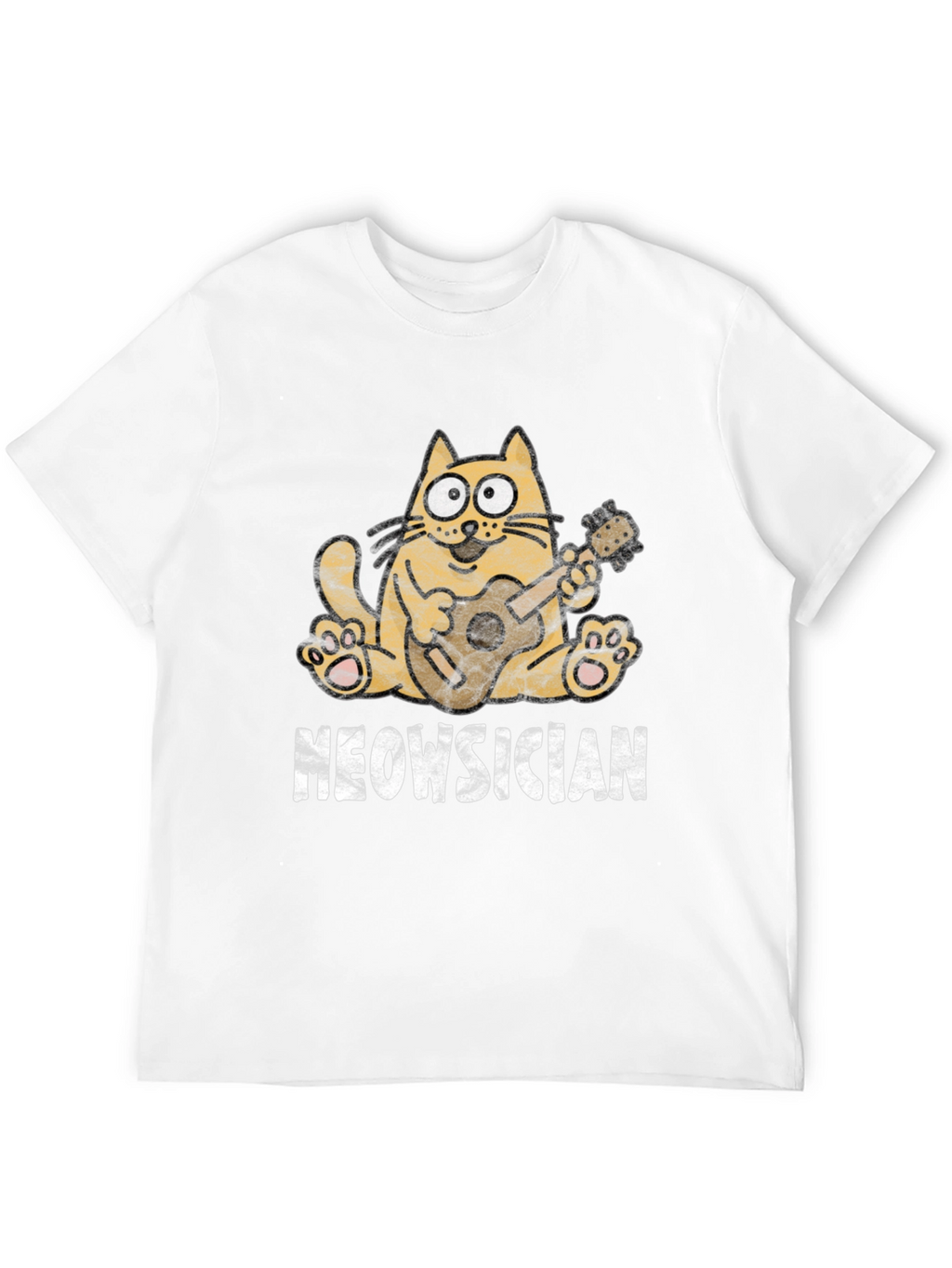 Meowsician Cat T-Shirt - Funny Musician Tee