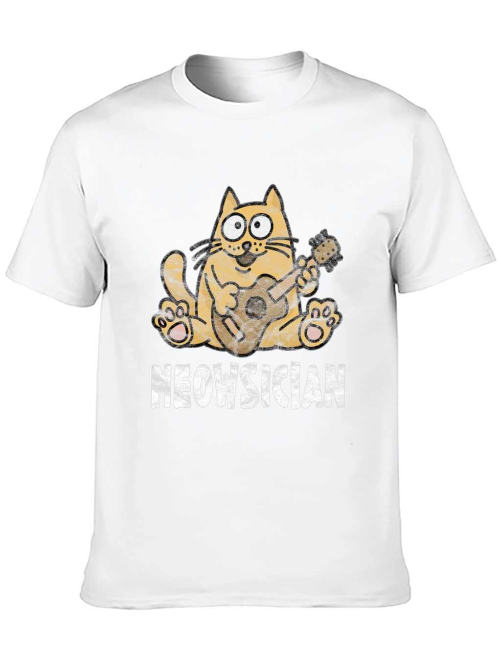 Meowsician Cat T-Shirt - Funny Musician Tee