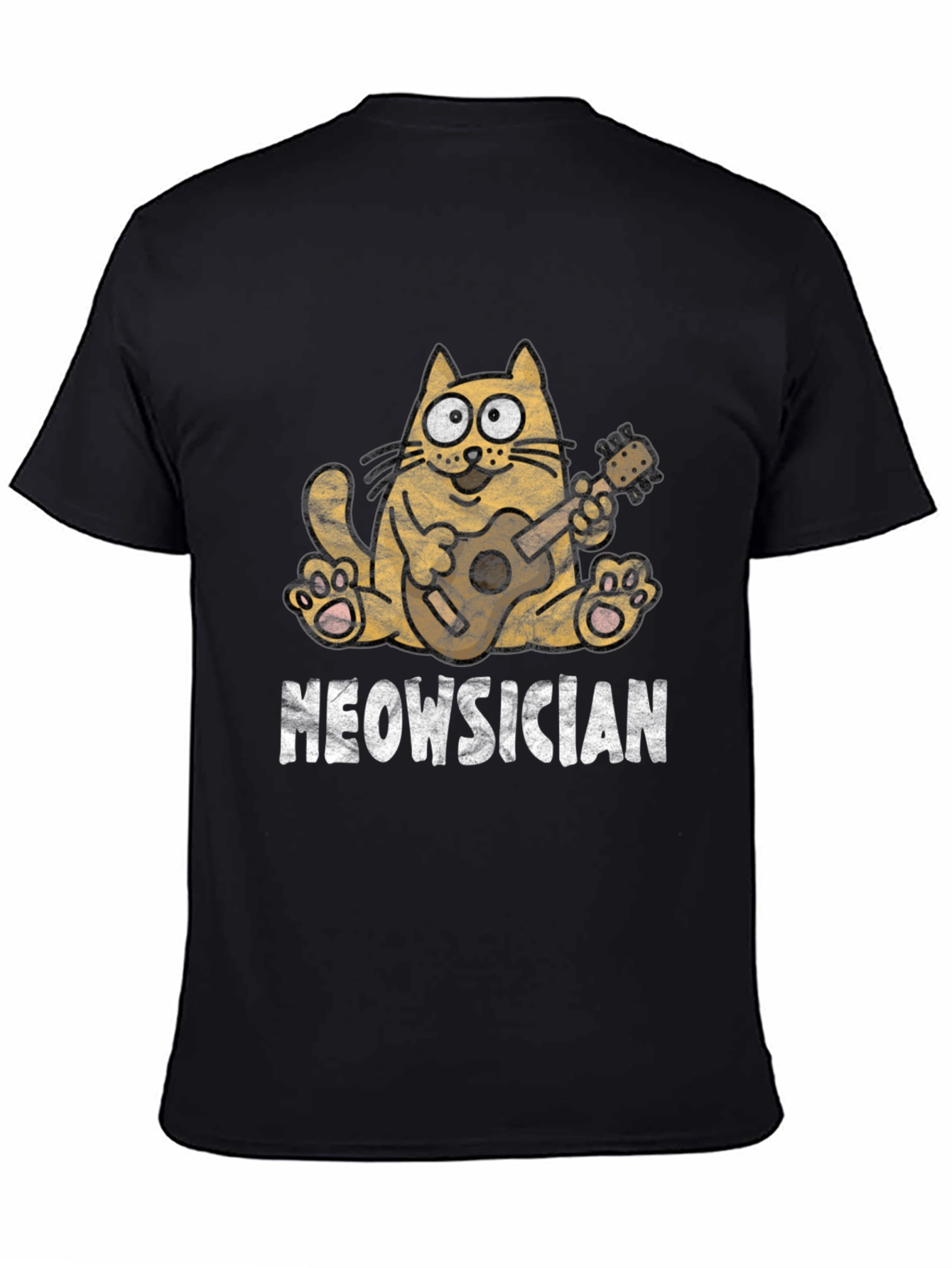 Meowsician Cat T-Shirt - Funny Musician Tee