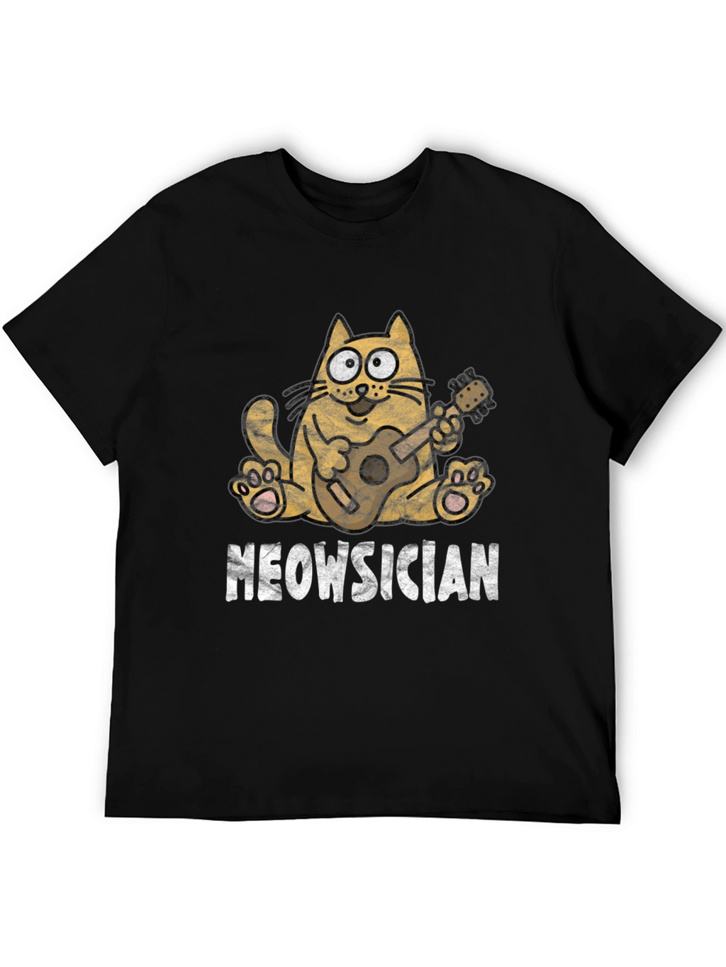 Meowsician Cat T-Shirt - Funny Musician Tee