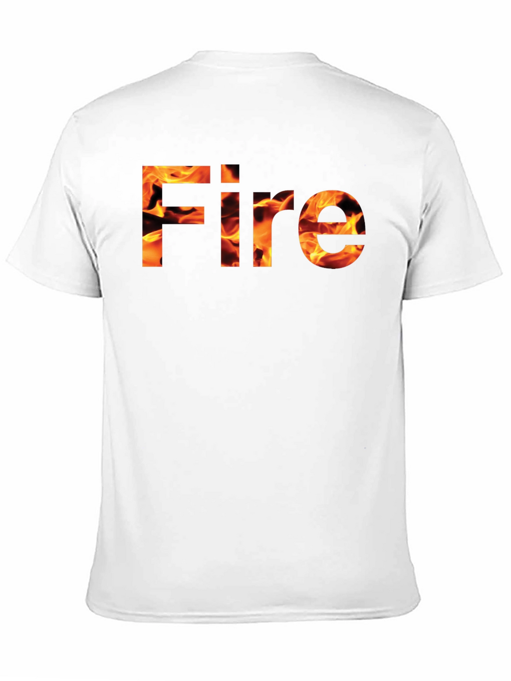 Fire Graphic Black Tee - Bold & Stylish