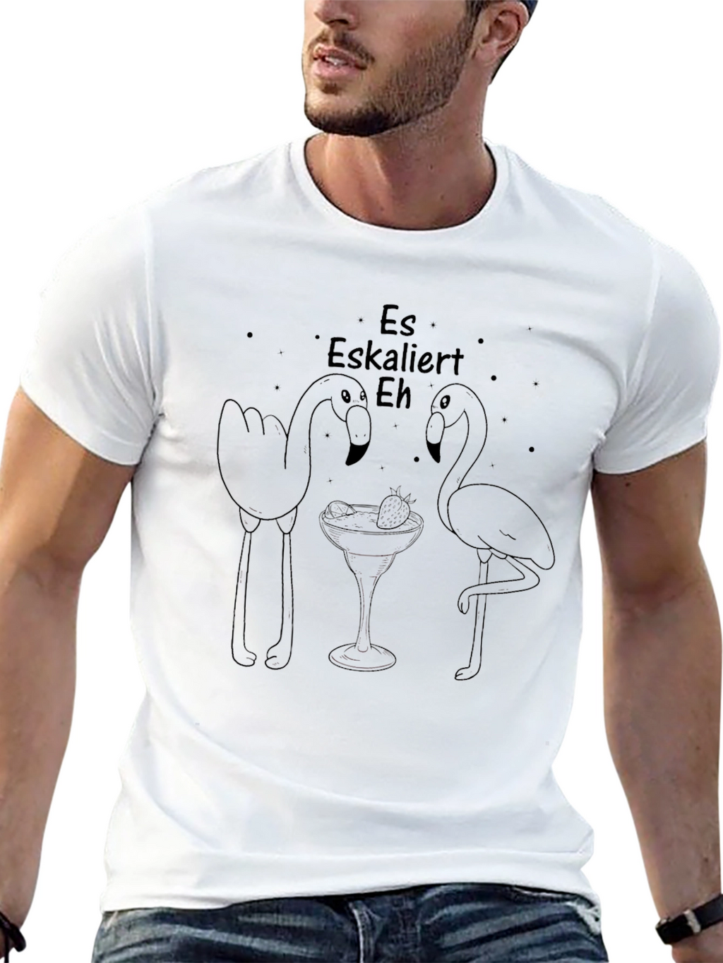 Es Eskaliert Eh Flamingo Tee